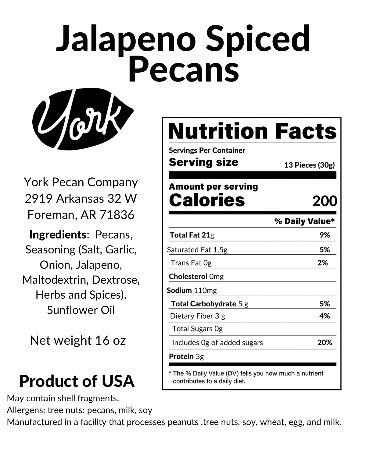 Jalapeno Spiced Pecans