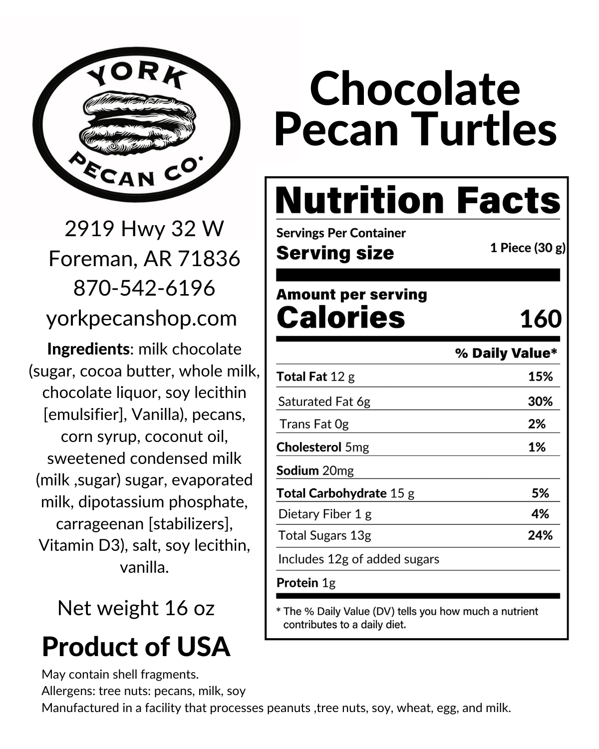 Chocolate Pecan Turtles